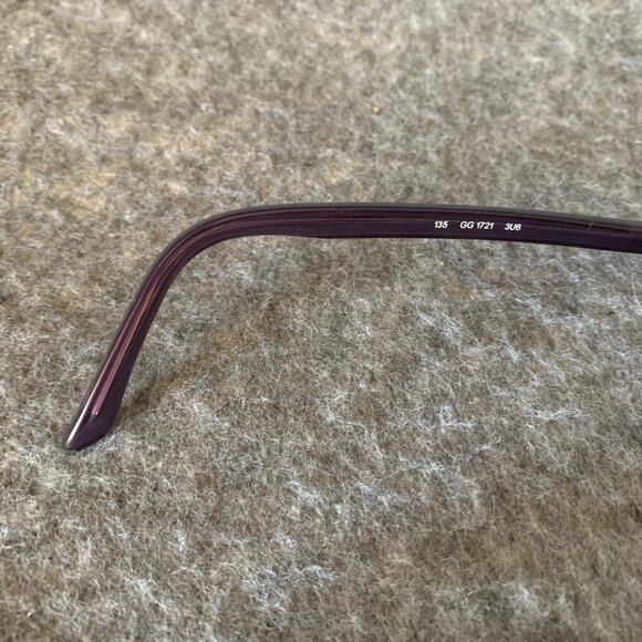 Gucci GG1721 3U6 Brown Purple Full Rim Optical/Prescription Eyeglasses Frame - Picture 13 of 16